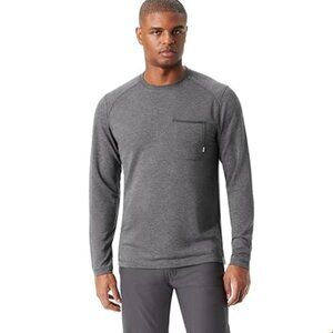 Bass Outdoor Mens XL Long Sleeve Gray Shirt With Pocket NWT 6291